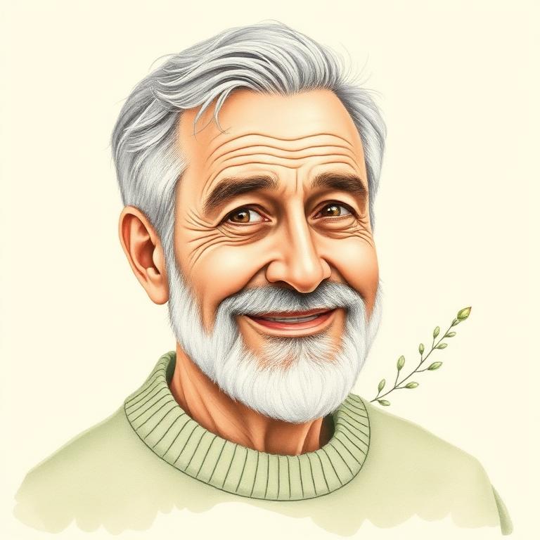Stylized portrait of BJ Fogg